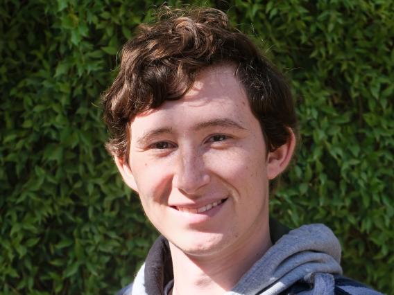 Headshot of Environmental science graduate student Aaron Tews