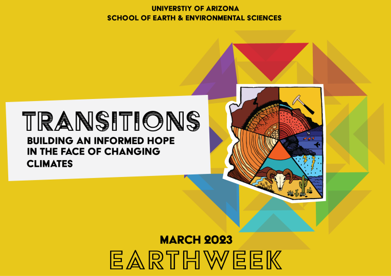 EarthWeek celebration poster University of Arizona environmental Sciences